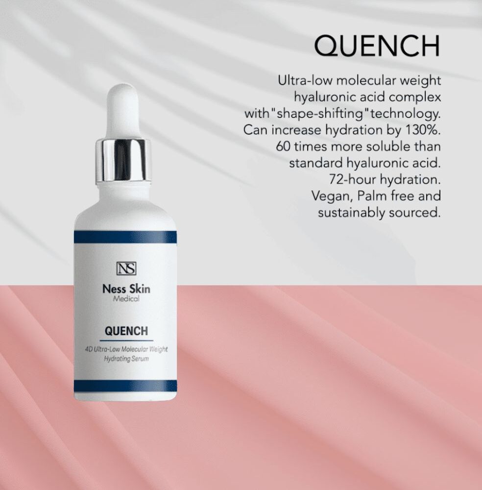 quench Ness skincare beauty shop . Ness skin medical. Skincare . best creams for skin